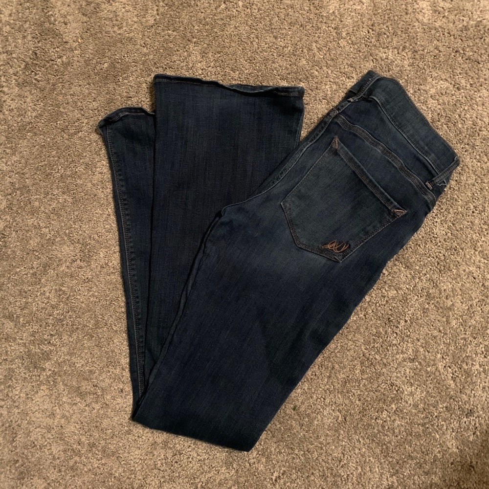 Express Mid Rise Flare Jean